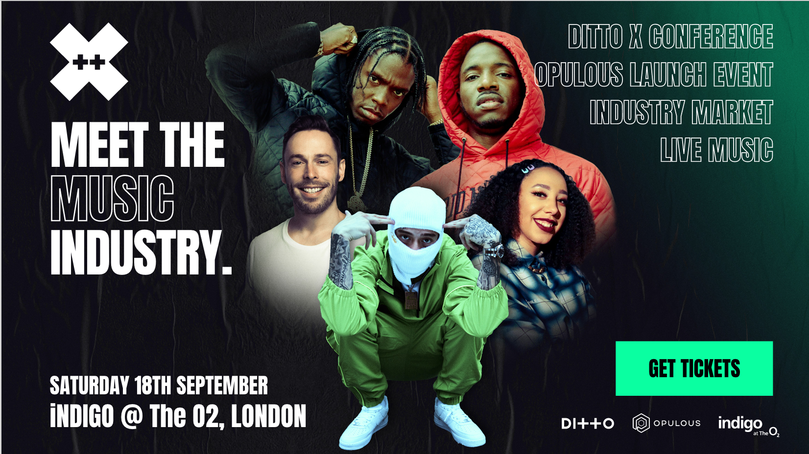 'Ditto X: Meet The Music Industry' event comes to London this September. Limited FREE tickets available...or 50% off!